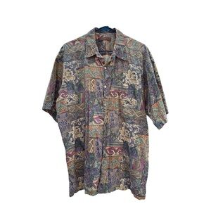 TORI RICHARD Button Down Shirt Size XXL